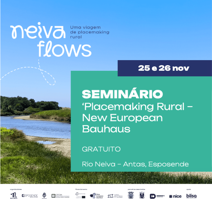 SEMINÁRIO SOBRE PLACEMAKING RURAL > 25 E 26 DE NOVEMBRO > ESPOSENDE