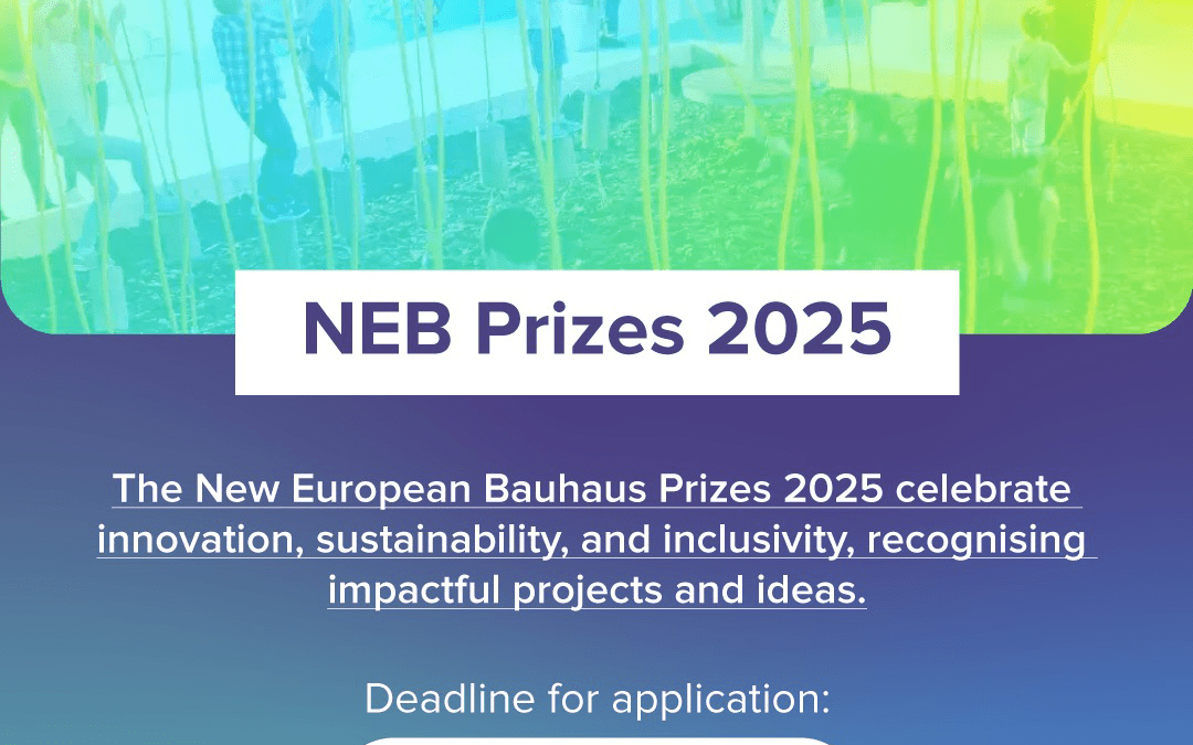 PRÉMIOS NOVO BAUHAUS EUROPEU 2025 | DEADLINE 14 DE FEVEREIRO
