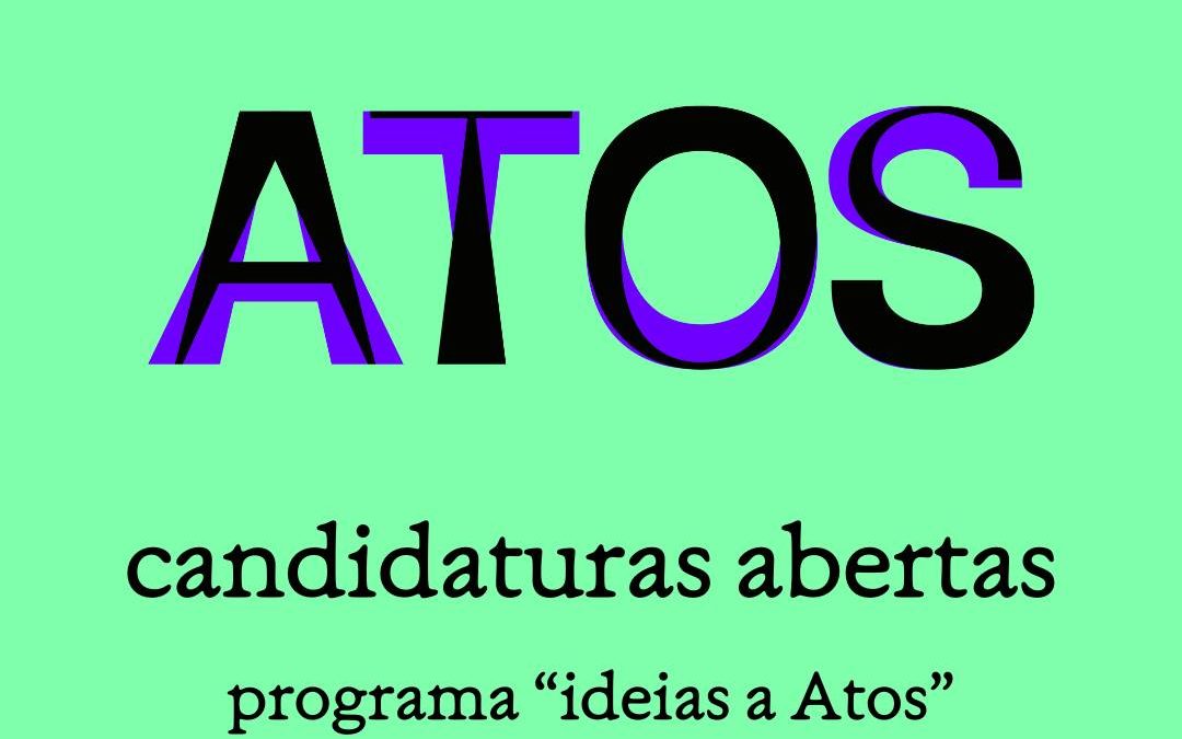 CANDIDATURAS ABERTAS AO PROGRAMA «IDEIAS A ATOS» | TNDM II > ATÉ 21 DE ABRIL