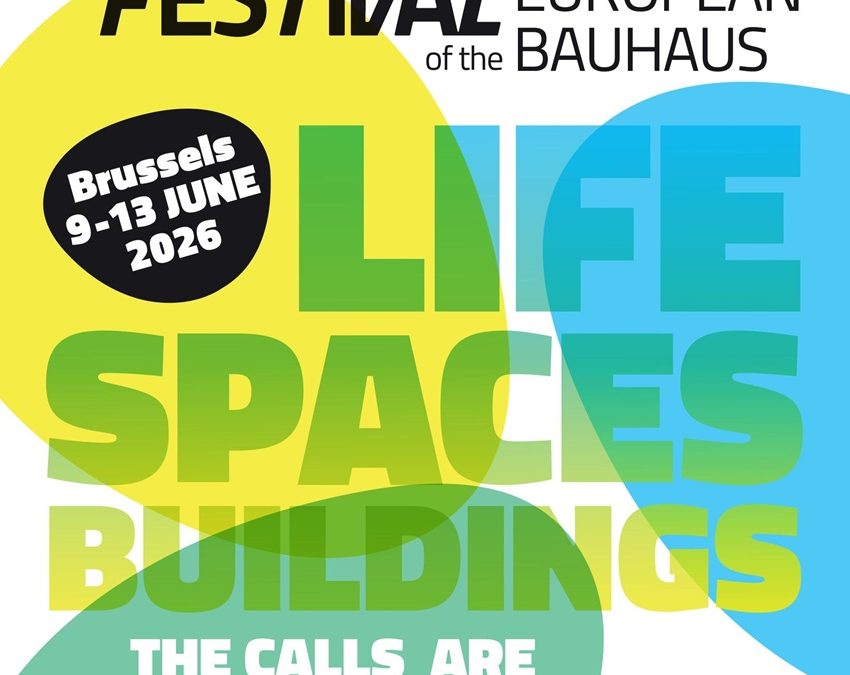 CANDIDATURAS PARA A TERCEIRA EDIÇÃO DO FESTIVAL NEW EUROPEAN DO BAUHAUS 2026 | ATÉ 30 DE SETEMBRO