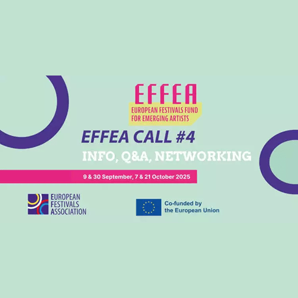 CANDIDATURAS ABERTAS A FUNDO EUROPEU DE FESTIVAIS PARA ARTISTAS EMERGENTES #4 > ATÉ 3 DE NOVEMBRO
