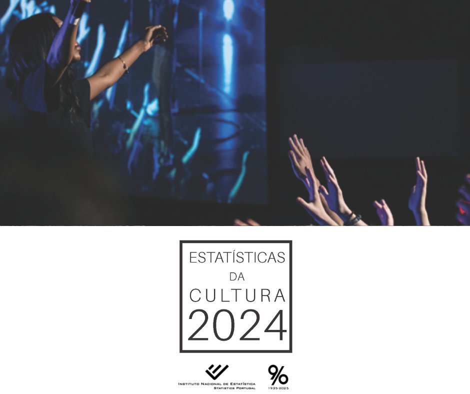JÁ DISPONÍVEIS > ESTATÍSTICAS DA CULTURA 2024 INE