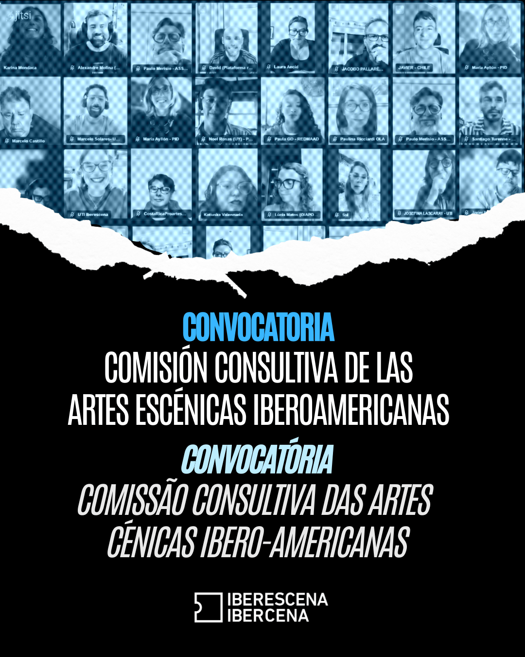 CONVOCATÓRIA IBERCENA PARA COMISSÃO CONSULTIVA DAS ARTES CÉNICAS IBERO-AMERICANAS | ATÉ 10 DE MARÇO