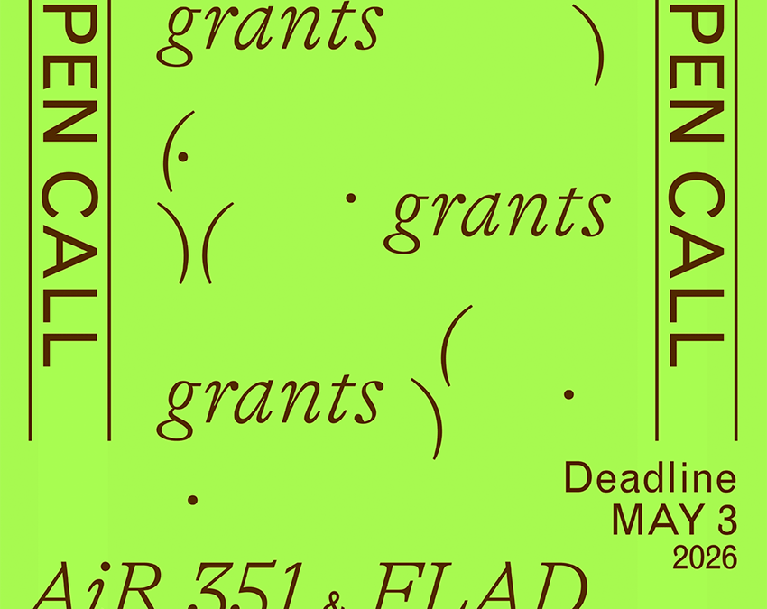 OPEN CALL | BOLSAS PARA RESIDÊNCIAS ARTÍSTICAS INTEGRADAS > CANDIDATURAS ATÉ 3 DE MAIO