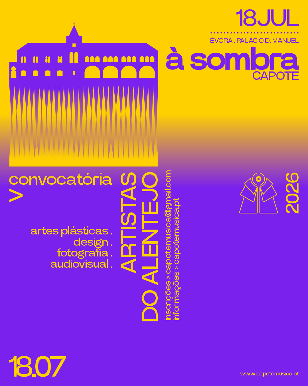 “CAPOTE À SOMBRA” | CONVOCATÓRIA PARA ARTISTAS E CRIATIVOS DO ALENTEJO > INSCRIÇÕES ATÉ 5 DE JULHO