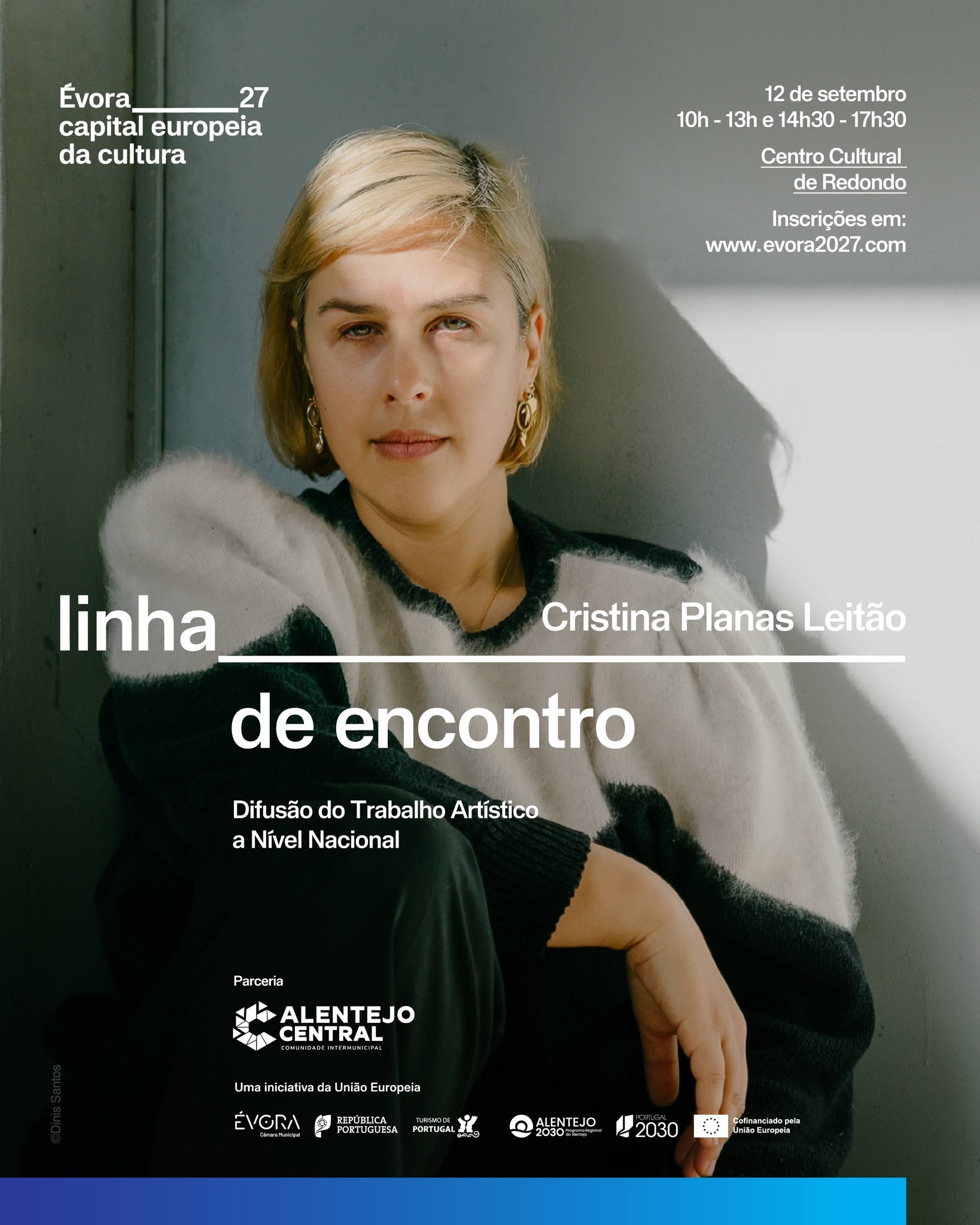 INSCRIÇÕES ABERTAS | “DIFUSÃO DO TRABALHO ARTÍSTICO A NÍVEL NACIONAL”, COM CRISTINA PLANAS LEITÃO > 12 DE SETEMBRO, REDONDO