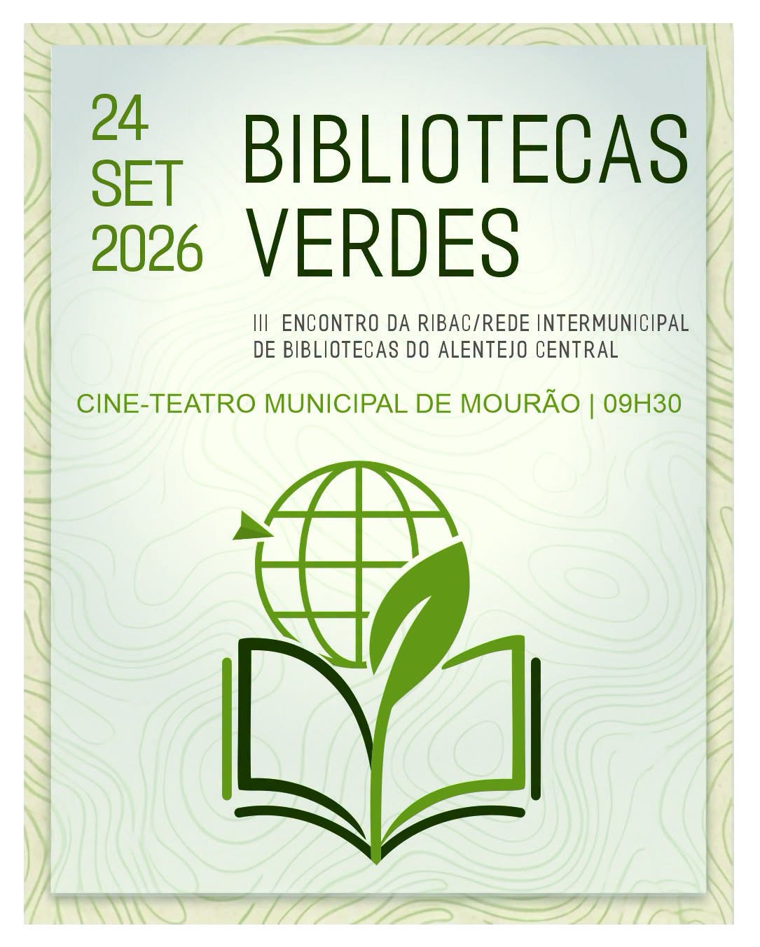 III ENCONTRO RIBAC, 24 DE SETEMBRO, MOURÃO | BIBLIOTECAS VERDES > INSCRIÇÕES ABERTAS