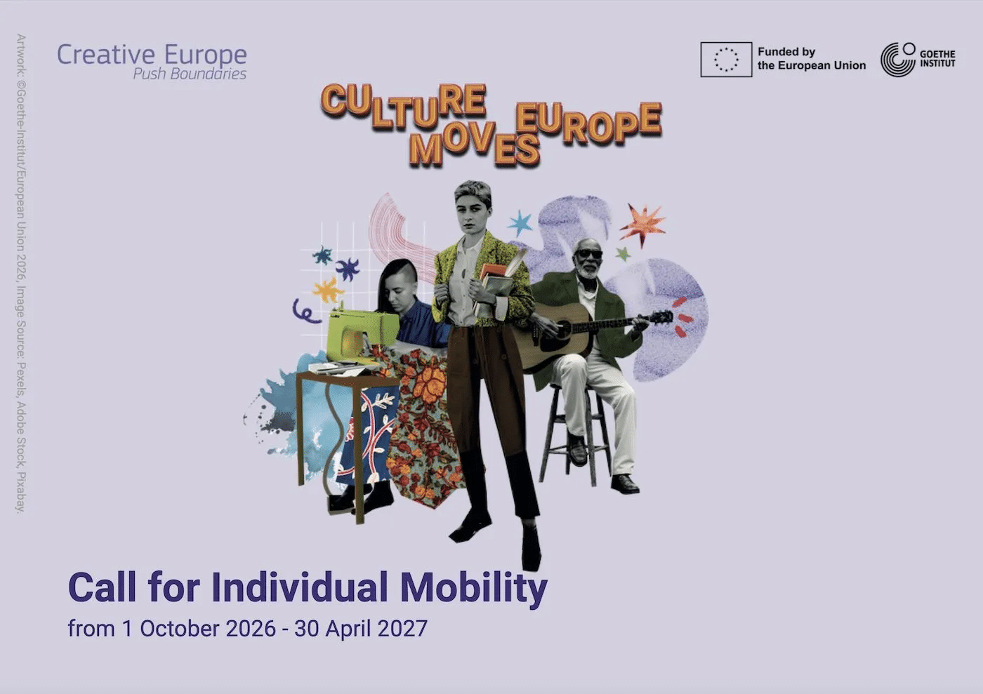 CULTURE MOVES EUROPE > CANDIDATURAS ABERTAS PARA PROJETOS DE MOBILIDADE CULTURAL E ARTÍSTICA 2026-2027