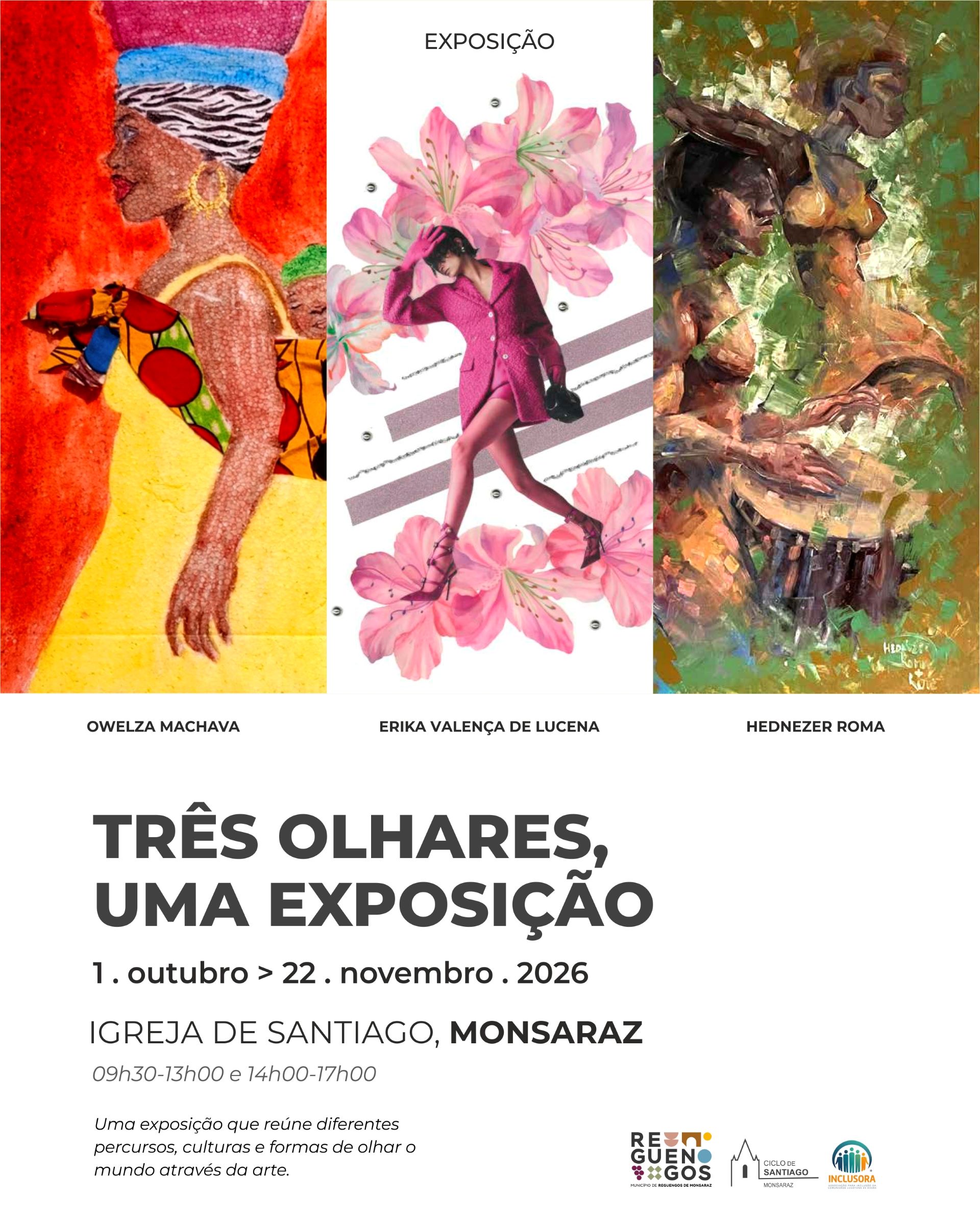 Exposição “Três Olhares, Uma Exposição”
