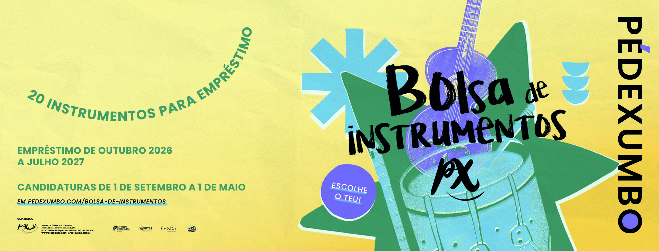 BOLSA DE INSTRUMENTOS DA PÉ DE XUMBO