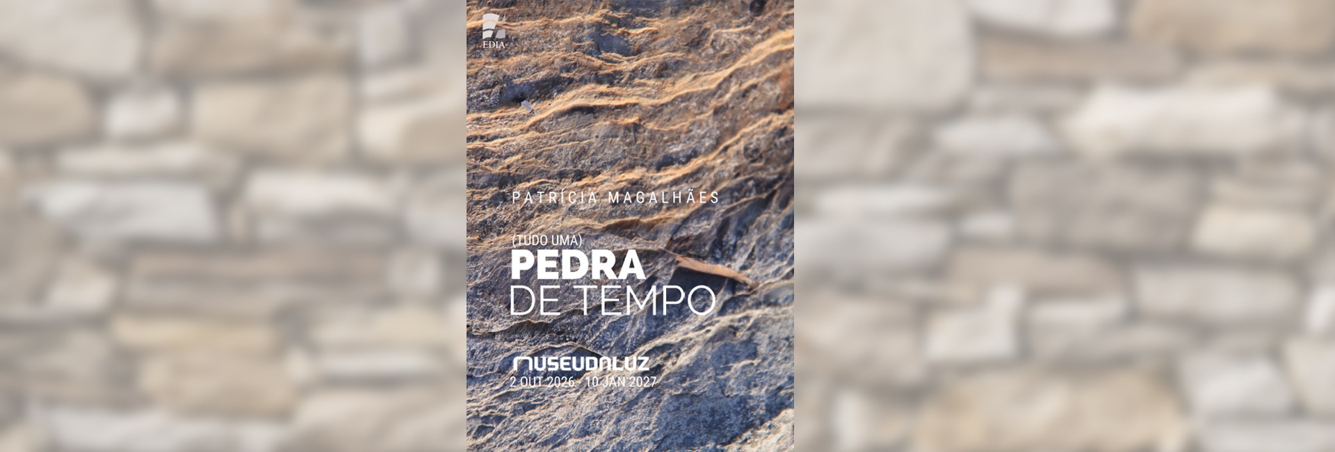 Exposição I (tudo uma) PEDRA DE TEMPO I Museu da Luz